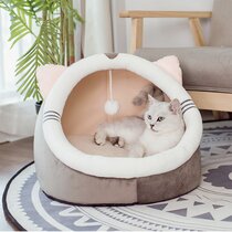 Large enclosed cat sales bed